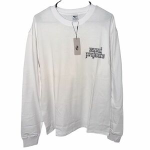 SP Seoul Projects White Long Sleeve T- Shirt Large